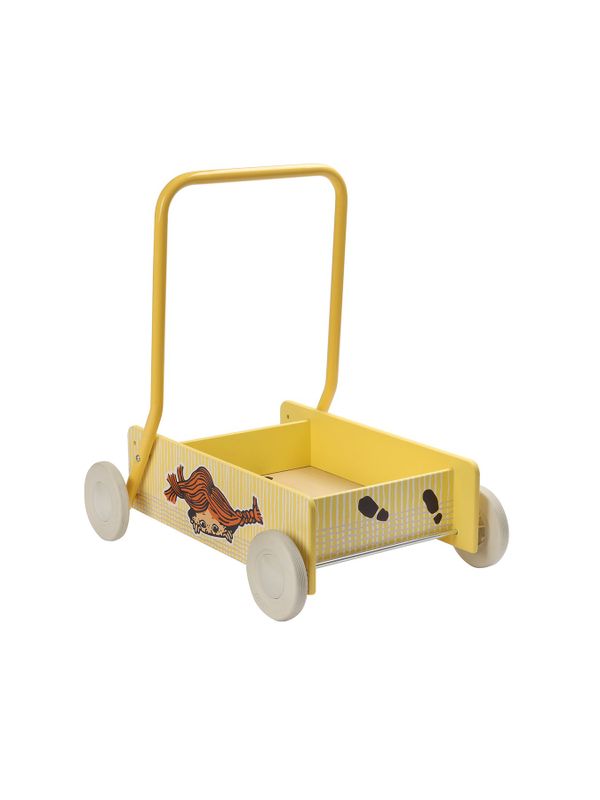 Pippi Longstocking Wooden Babywalker - Yellow