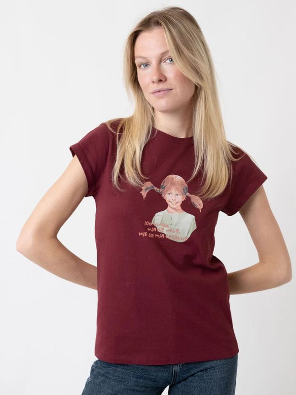T-Shirt Pippi Langstrumpf „Ich mach..." - Rot