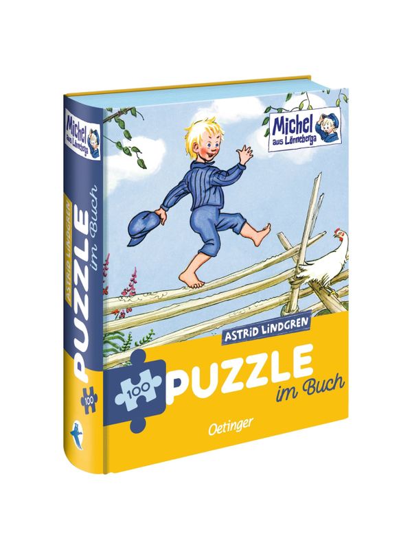 Michel aus Lönneberga. Puzzle im Buch. 100 Teile