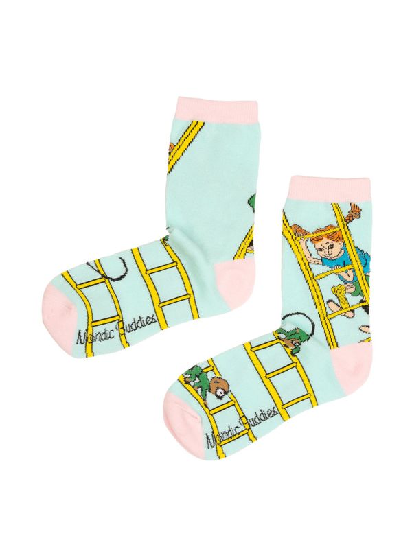 Damenstrümpfe Pippi klettert - Blau