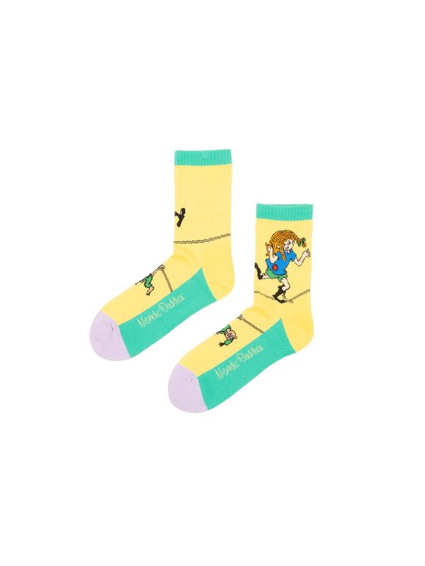 Panel Socks Pippi Balancing Women - Yellow