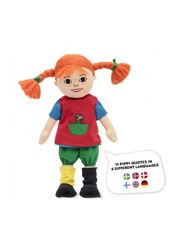 Taldocka Pippi Långstrump 40 cm