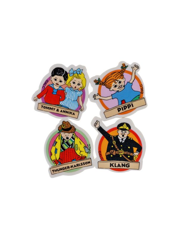 Pippi 4-Pack Erasers in Box – Multicolour