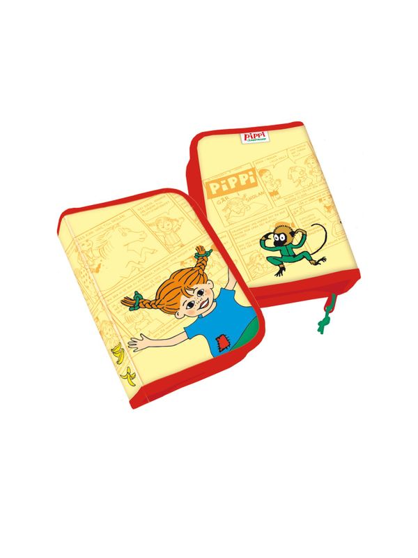 Pippi Filled Pencil Case with Mr. Nilsson Motif – Yellow