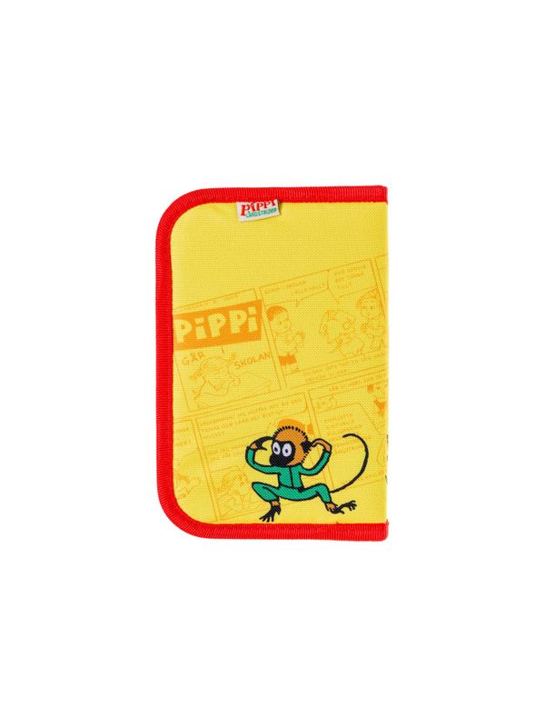 Pippi Gefülltes Federmäppchen mit Herr Nilsson Motiv – Gelb