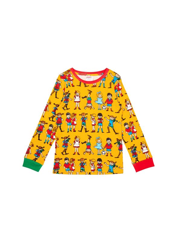 Pippi Långstrump Pyjamas för Barn - Gul