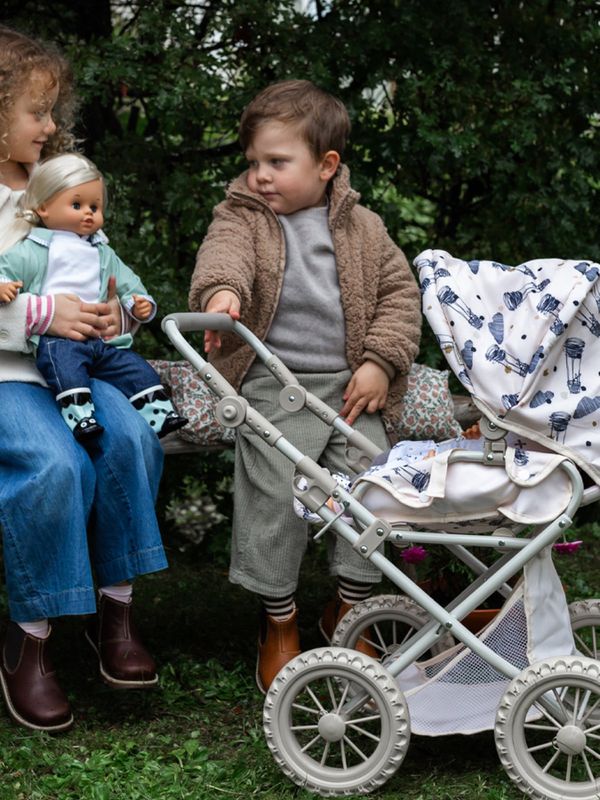 Skrållan Kinderwagen Beige - 45 cm