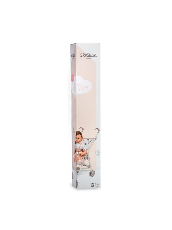 Skrållan Puppenbuggy Beige - 45 cm