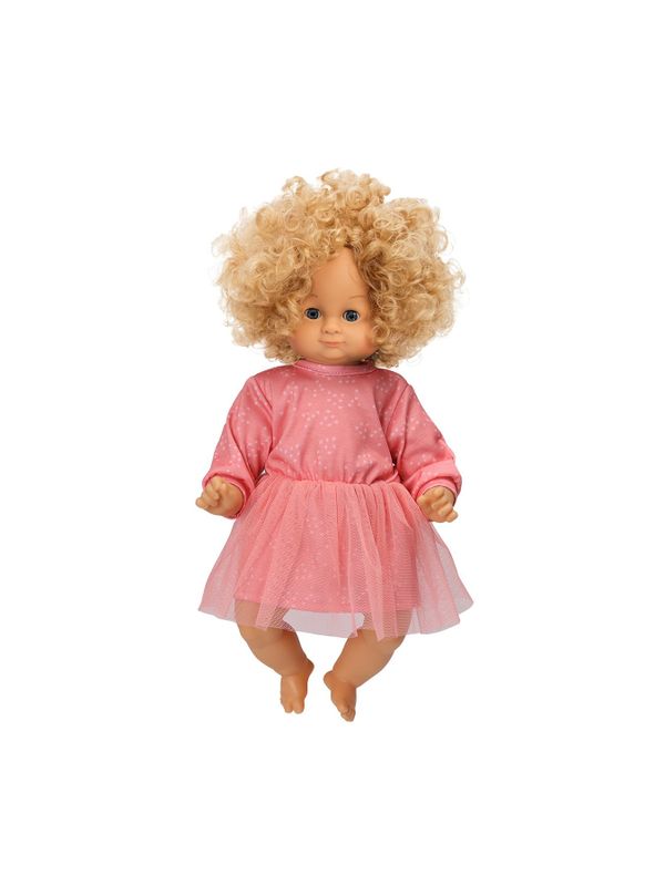 Lillan Helles Haar Rosa Kleid - 36 cm