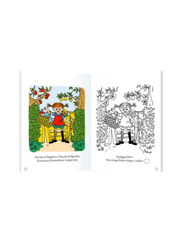 Coloring book Pippi Longstocking