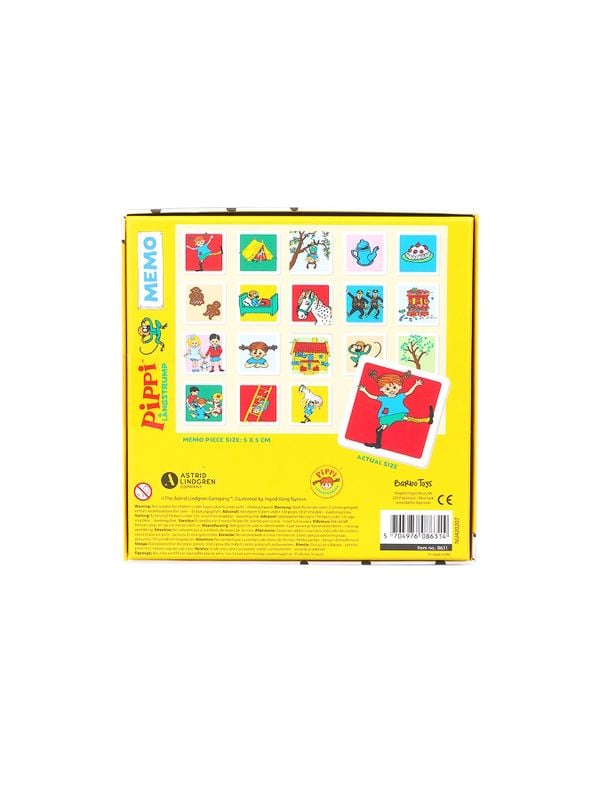 Pippi Longstocking memo - 36 pcs
