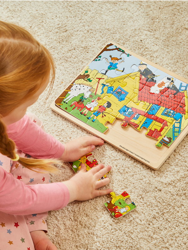 Pippi Longstocking frame puzzle - 24 pcs
