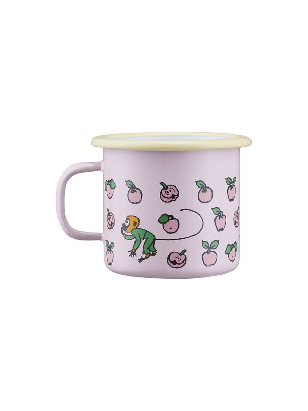 Pippi Longstocking Enamel Mug Fruits Purple - 0,25l
