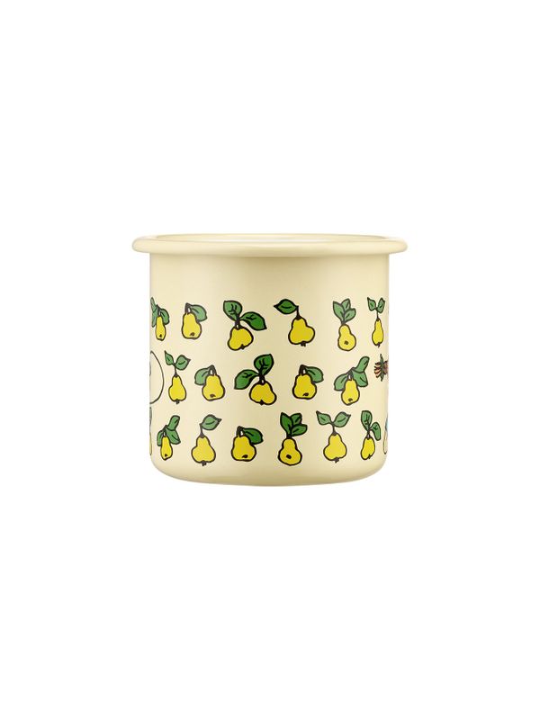 Enamel Mug Pippi Longstocking Frutis Yellow - 3,7 dl