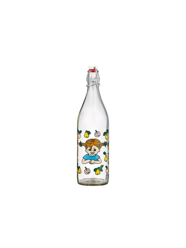 Pippi Långstrump Glasflaska Frukter – 1 L