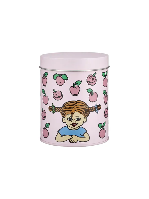 Pippi Langstrumpf Metalldosen Früchte Rosa/Gelb – 2er-Set