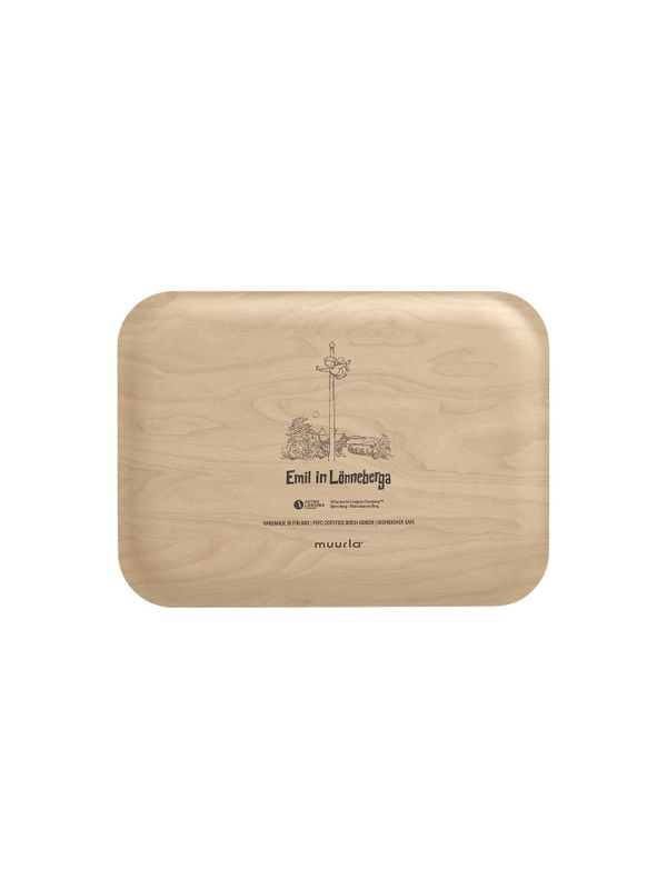 Emil in Lönneberga Serving Tray Flagpole White -27x20 cm