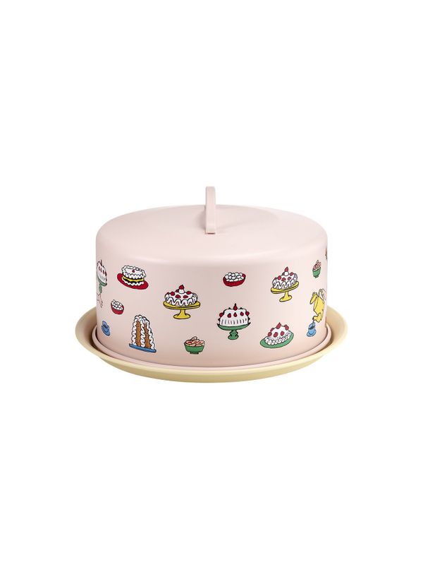 Pippi Langstrumpf Geburtstags-Kuchenplatte – Rosa