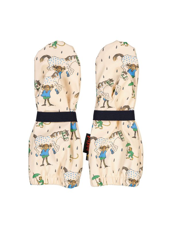 Rain Mittens Pippi Longstocking - Beige