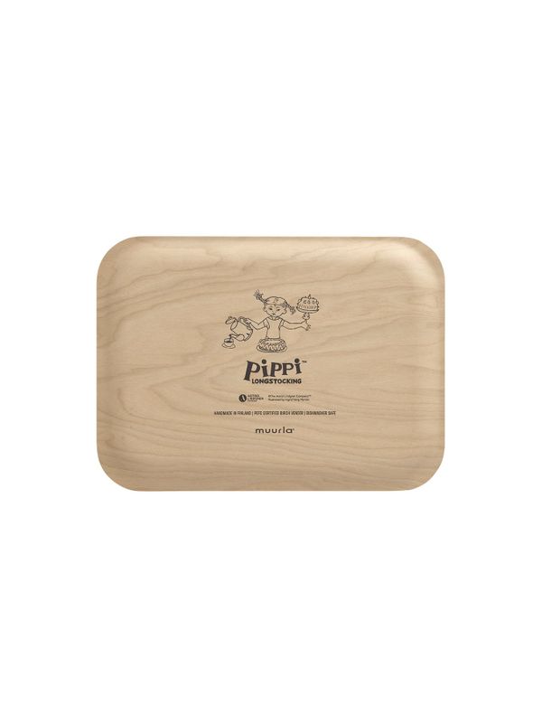 Pippi Langstrumpf Tablett Geburtstag Rosa – 27 x 20 cm