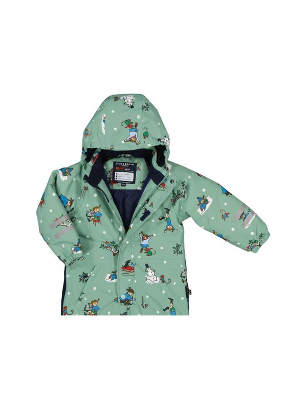 Pippi Langstrumpf Winteroverall - Grau/Grün