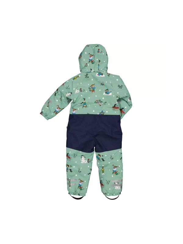 Pippi Langstrumpf Winteroverall - Grau/Grün
