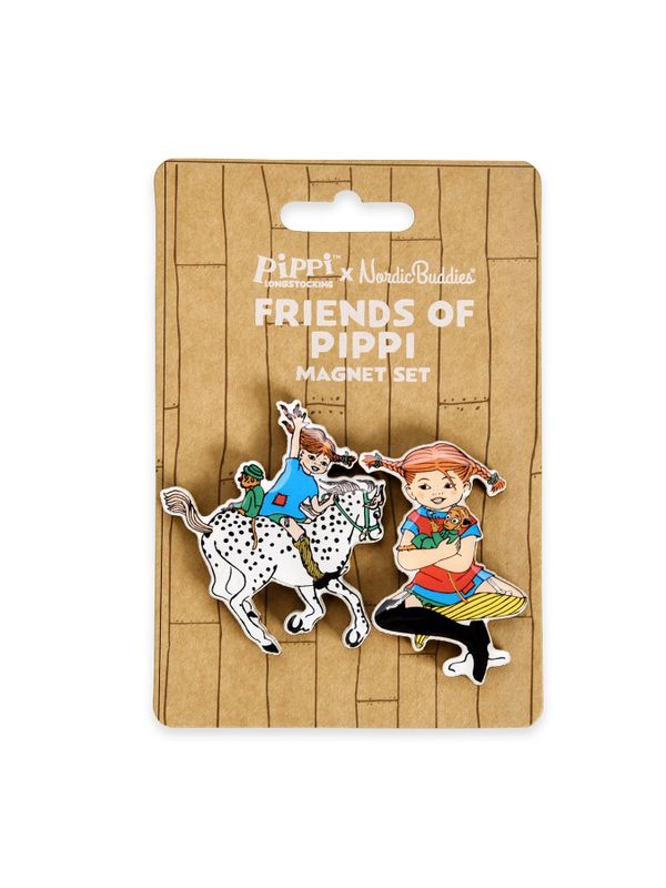 Charakter-Magnete Pippi Kleiner Onkel und Herr Nilsson – 2er-Pack