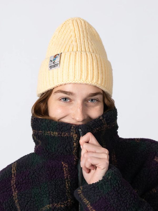 Mütze für Erwachsene Pippi balanciert  - Gelb