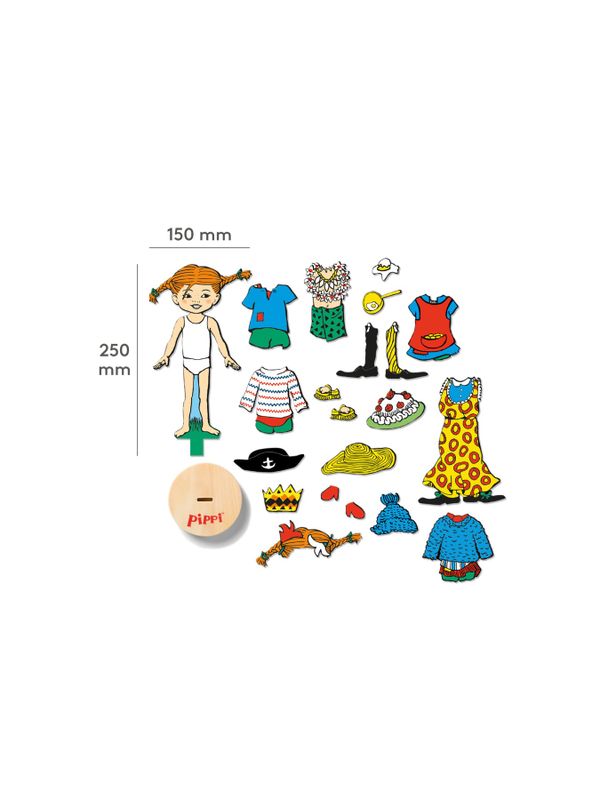 Magnetpuppe - Pippi-Langstrumpf
