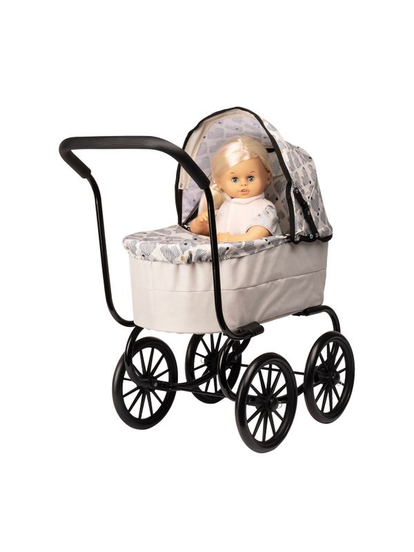 Skrållan Klassisk Dockvagn Beige - 45 cm