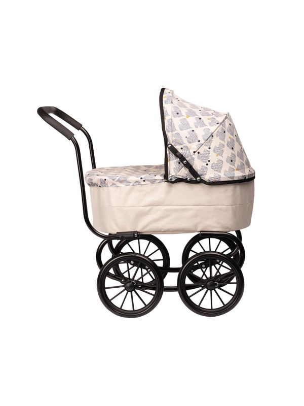Skrållan Klassisk Dockvagn Beige - 45 cm