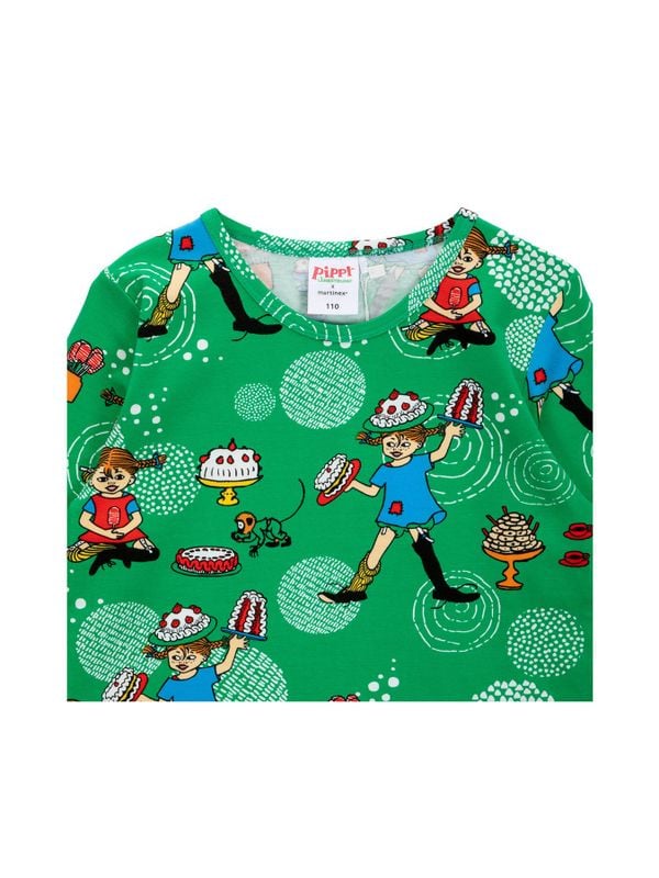 Pippi Longstocking Party Shirt - Green