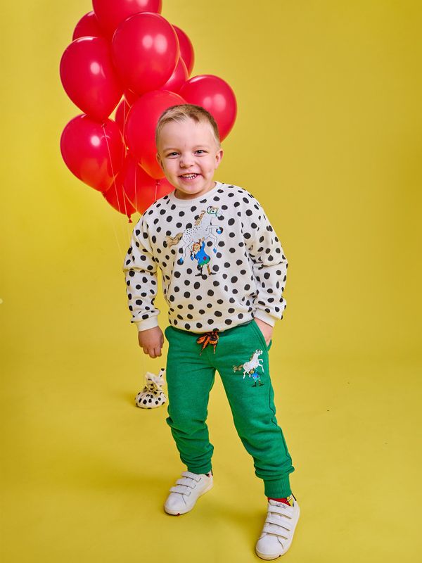 Pippi Longstocking Sweatshirt Dots - Kids