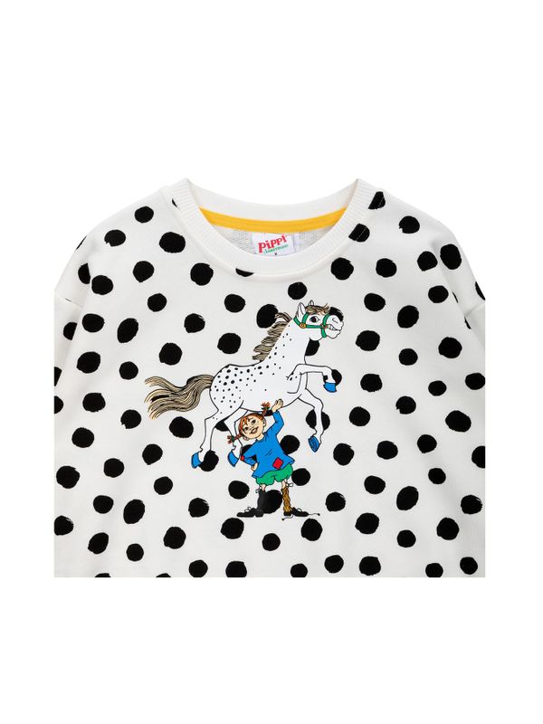 Pippi Longstocking Sweatshirt Dots - Kids