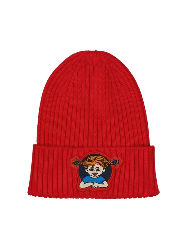 Knitted beanie Pippi Longstocking - Red