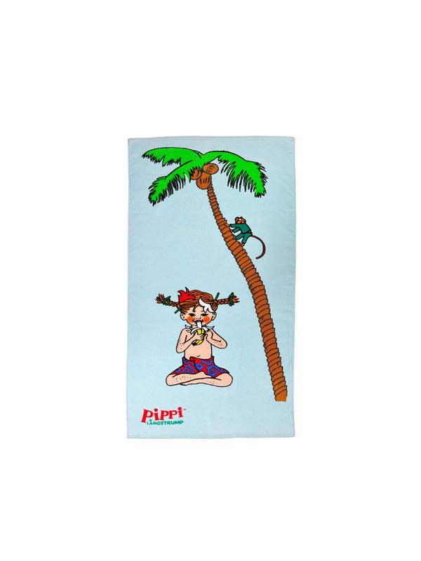 Pippi Longstocking Bath Towel South Seas – Blue