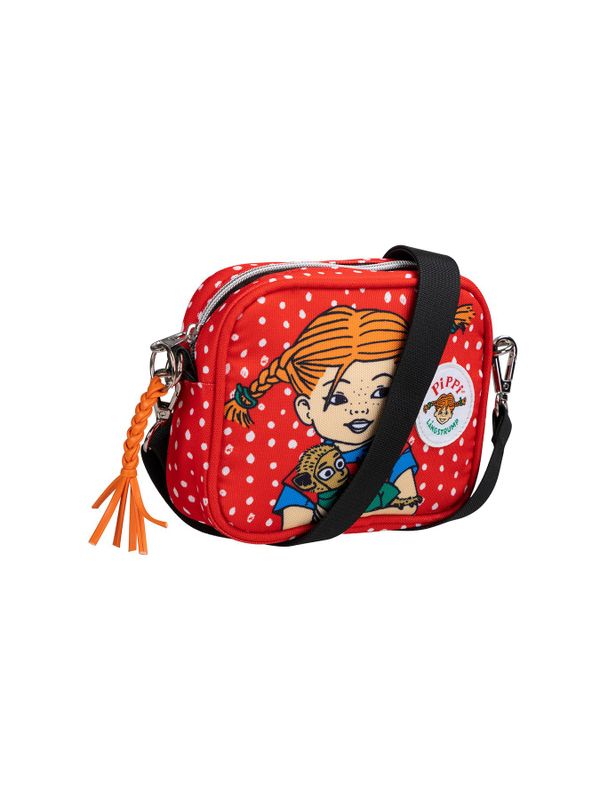 Pippi Langstrumpf Schultertasche - Rot