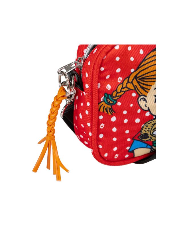 Pippi Langstrumpf Schultertasche - Rot