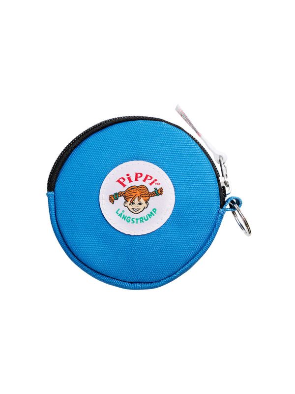 Pippi Longstocking Round Coin Purse Strongest - Blue