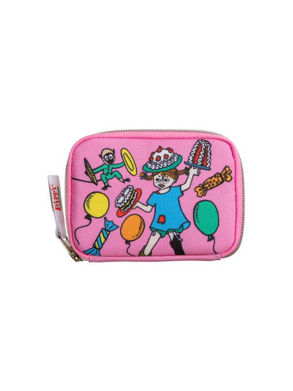 Pippi Langstrumpf Geldbeutel Party - Rosa