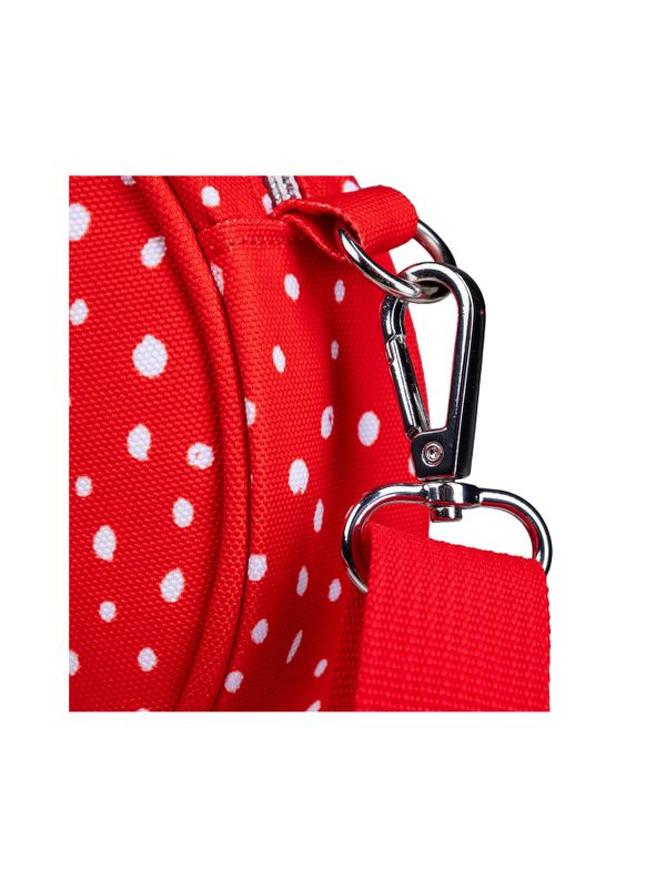 Pippi Longstocking Round Shoulder Bag – Red
