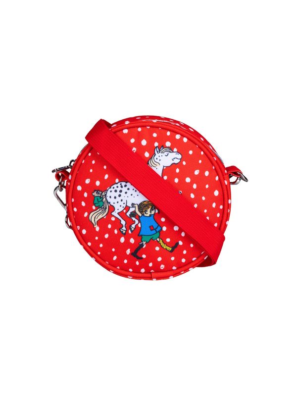 Pippi Longstocking Round Shoulder Bag – Red