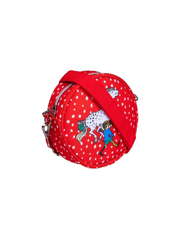 Pippi Longstocking Round Shoulder Bag – Red