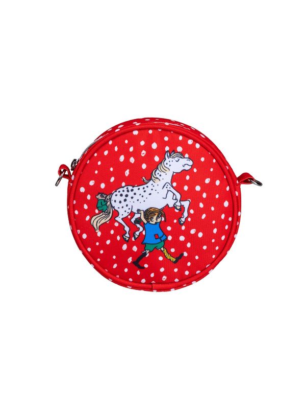 Pippi Longstocking Round Shoulder Bag – Red