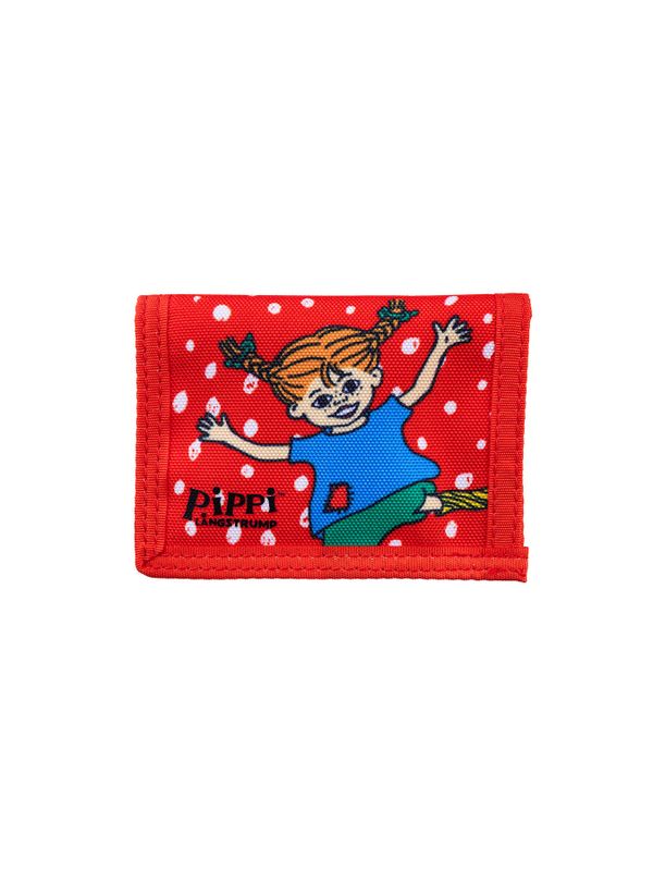 Pippi Longstocking Polka Dot Wallet – Red