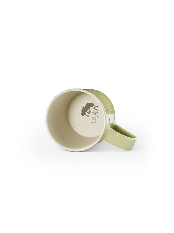 Quote Mug from Astrid Lindgren - Voj, voj, - Green