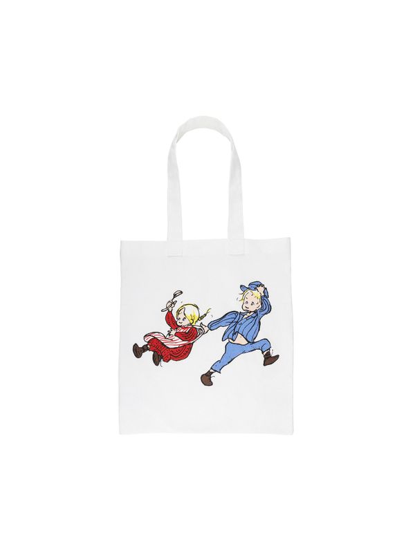Michel aus Lönneberga Stofftasche -Weiß