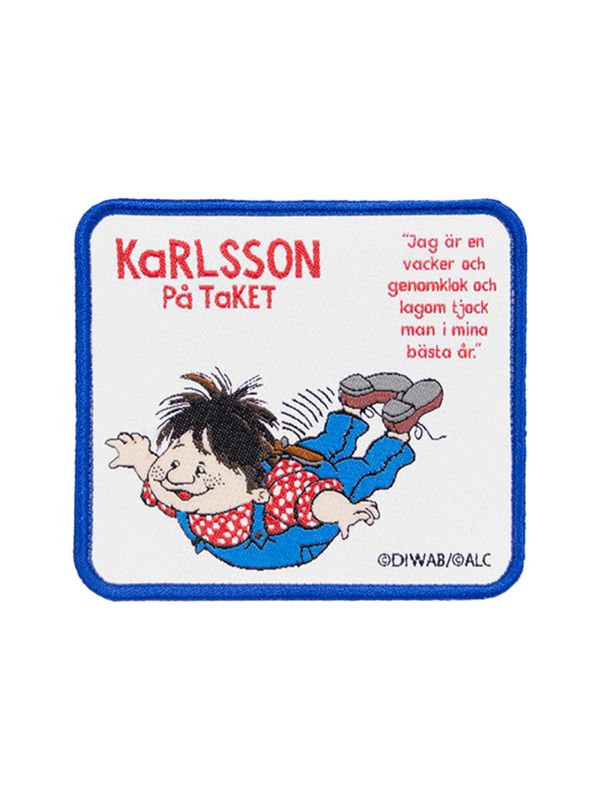 Stickerei-Patch Karlsson vom Dach - 12 x 15 cm
