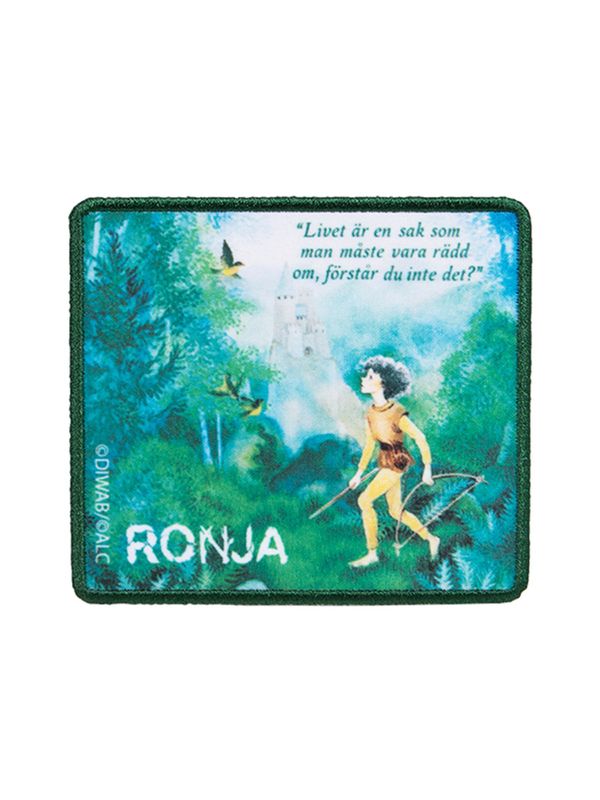Stickerei-Patch Ronja Räubertochter - 12 x 15 cm