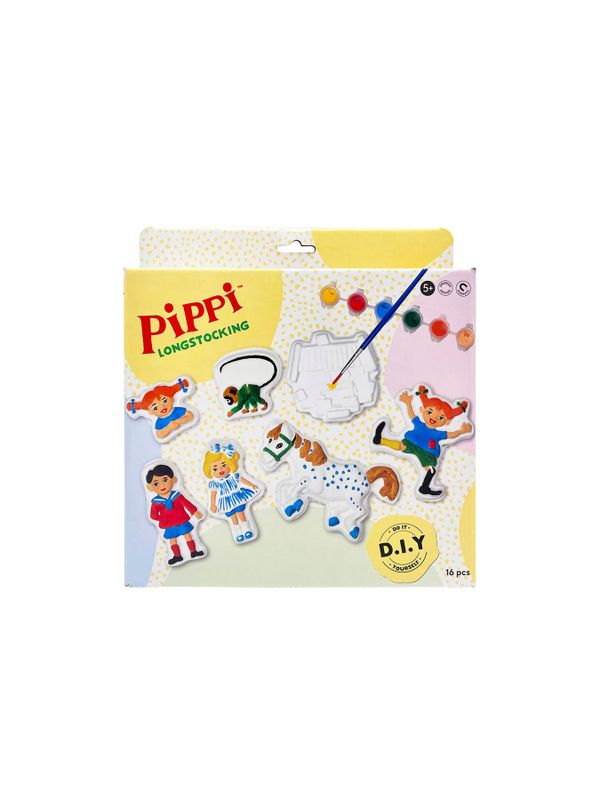 Gipsfigurer Pippi Långstrump - DIY kit